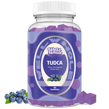 WellWholePlus TUDCA 1000mg gummies with milk thistle 500mg